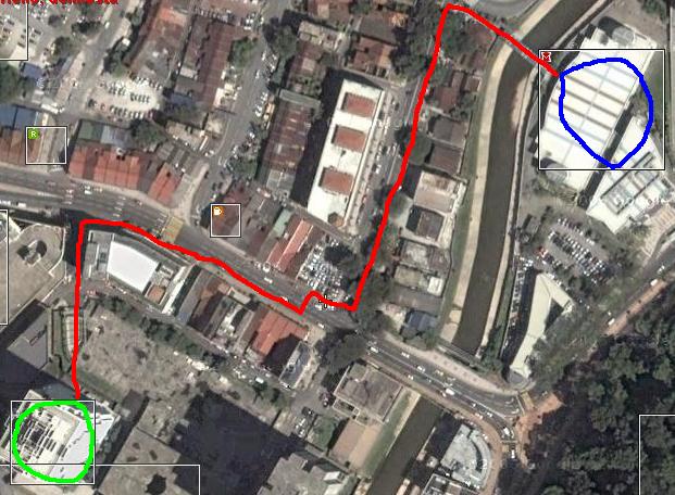 Dang Wangi Putra LRT Station to Menara Multi Purpose / Capital Square