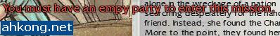Must have empty party