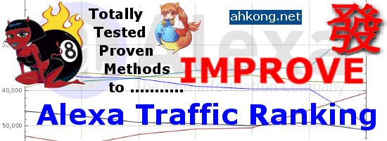 Eight Totally Tested Proven Methods to Improve Alexa Traffic Ranking