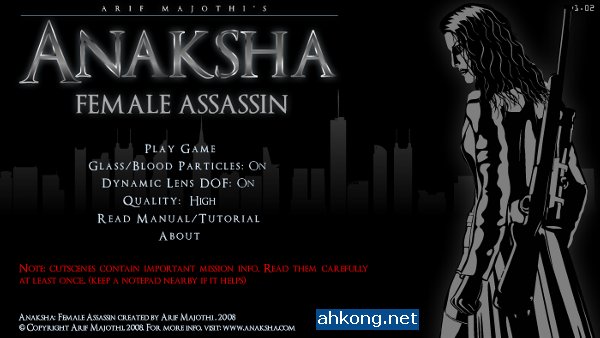 Anaksha Female Assassin