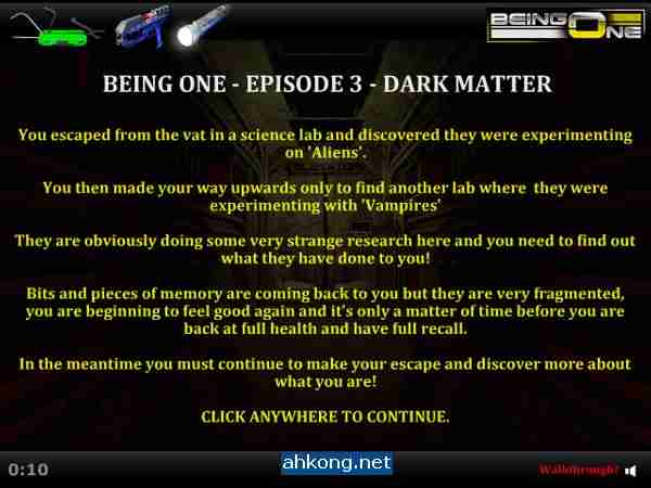 Being One: Episode 3 - Dark Matter