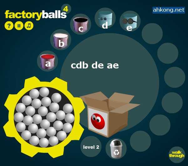 Factory Balls 4 Walkthrough